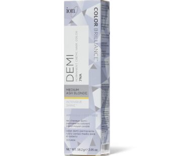 Ion Intensive Shine 7NA Medium Ash Blonde Demi Permanent Creme Hair Color 7NA Medium Ash Blonde