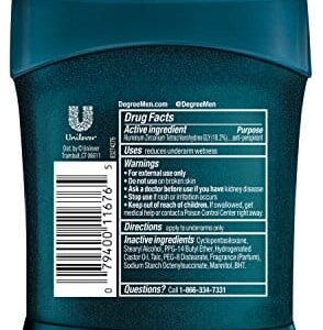 Degree Dry Protection Antiperspirant & Cool Rush Deodorant Stick for Men, 1.7 Ounce - Image 3