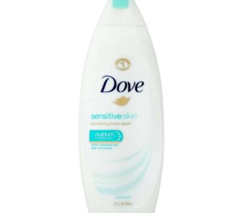 Dove Sensitive Skin Nourishing Body Wash, Unscented 22 oz