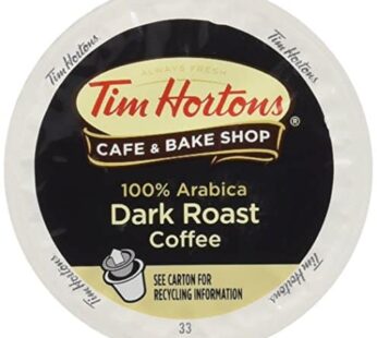 Tim Hortons Dark Roast Single Serve Coffee Cups, 96 Count (Packaging May Vary)