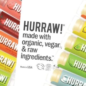 Hurraw! Black Cherry Tinted Lip Balm: (Sheer Red Tint) Organic, Certified Vegan, Cruelty and Gluten Free. Non-GMO, 100% Natural Ingredients. Bee, Shea, Soy and Palm Free. Made in USA - Image 7