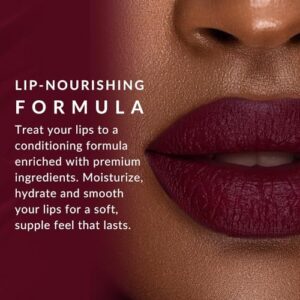 Flori Roberts Luxury Lipstick, Vibrant Lip Makeup for Women of Color or Deeper Skin Tones, Demi-Matte Texture, Hydrates and Conditions Lips - Image 5