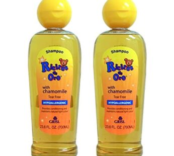 2 PACKS Grisi Ricitos De Oro Baby Shampoo Hypoallergenic Manzanilla Chamomile 23.6 oz each