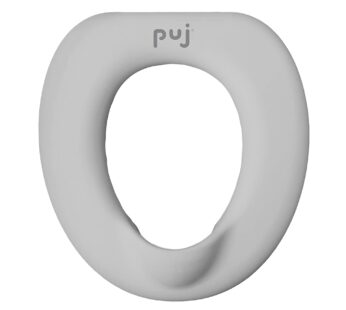 Puj ? Easy Seat, Toddler Potty Training Seat Ring, Soft and Durable Toddler Toilet Seat with Splash Guard, Potty Seat Ring for Home and Travel, 11.5 x