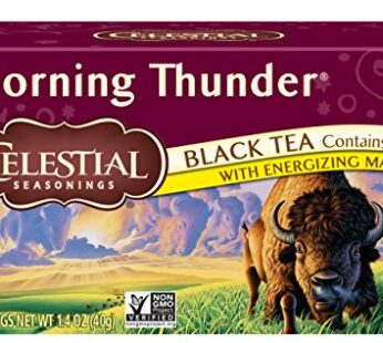 Celestial Seasonings Black Tea, Morning Thunder, 20 Count
