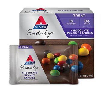 Atkins Endulge Chocolate Peanut Candies, Dessert Favorite, 0g Sugar, 20 Count