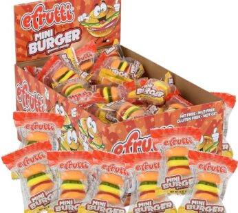 Gummy Burgers – Mini Gummi Burger (approximately 60 pieces)