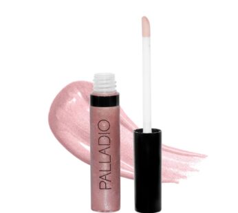 Palladio Lip Gloss, Pink Candy, Non-Sticky Lip Gloss, Contains Vitamin E and Aloe, Offers Intense Color and Moisturization, Minimizes Lip Wrinkles, So