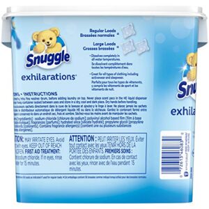 Snuggle Exhilarations In Wash Laundry Scent Booster Pacs, Blue Iris & Ocean Breeze, 56 Count - Image 2