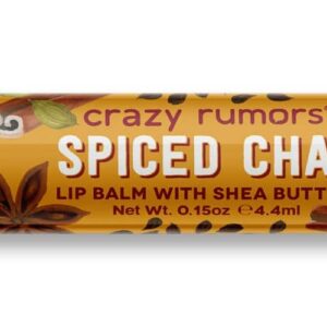 Crazy Rumors Spiced Chai Lip Balm. 100% Natural, Vegan, Plant-Based, Made in USA (1-Pack) - Image 1