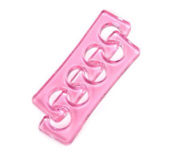 Rolabling Pedicure Toe Separators Flexible Soft Silicone Finger Toe Spacers for Nail Polish Pedicure Tools Toe Spreader for Nail Polish Application(Pi