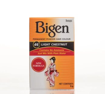 Bigen Permanent Powder Hair Color – 46 Light Chestnut