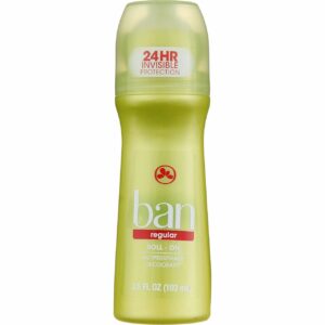 Ban Deodorant 3.5 Ounce Roll-On Anti-Perspirant Regular (103ml) (3 Pack) - Image 1