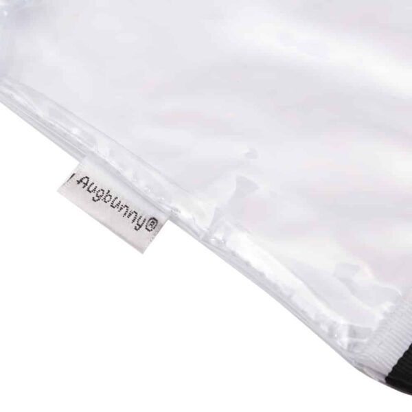 Augbunny Multi-purpose Waterproof Clear Vinyl Zippered Toiletry Cosmetics Makeup Pouch With French Tape 4-pack - Image 5