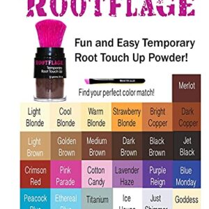 Rootflage Root Touch Up Hair Powder - Temporary Hair Color, Gray Coverage, Root Concealer, Thinning Hair Filler, Dry Shampoo, Eyebrow Filler (09 Brown - Image 5