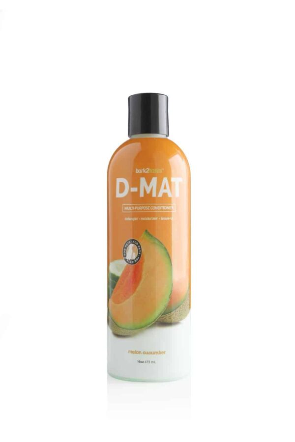 Bark2Basics d-Mat Dog Conditioner, 16 oz - Natural, Multi-Purpose, Eliminates Static, No Additives, Dematting, Aids in DeShedding