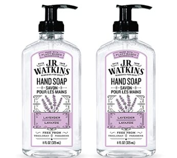 J. R. Watkins Liquid Hand Soap – Lavender – 11 oz – 2 pk