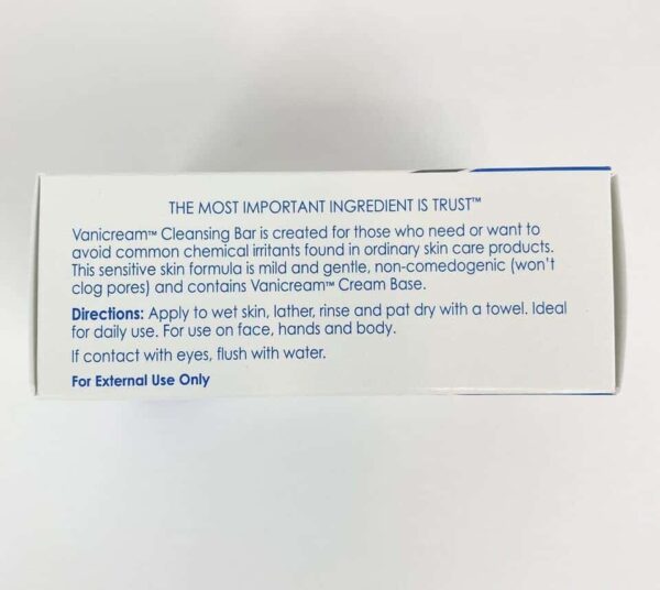 Vanicream Cleansing Bar, Fragrance Free, Unscented, 1 Count - Image 4