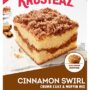 Krusteaz Cinnamon Swirl Crumb Cake & Muffin Mix, 21-Ounce Box (Pack of 3)