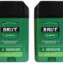 Brut Deodorant 2 Ounce Oval Solid Classic Scent(Anti-Perspirant) (59ml) (2 Pack)