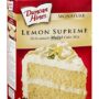 Ducan Hines, Signature, Lemon Supreme Cake Mix, 16.5oz Box (Pack of 4)