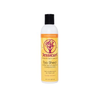 Jessicurl, Too Shea! Extra Moisturizing Conditioner for Curly Hair, Island Fantasy, 8 Fl oz. Leave in Conditioner for Dry Hair, Anti Frizz Hair Produc