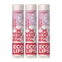 Eco Lips Vegan Superfruit Bee Free Lip Balm Includes Candelilla Wax, Organic Cocoa Butter and Coconut Oil. 100% Plastic-Free Plant Pod Packaging. 3-Pa