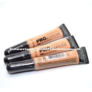 LA Girl Pro Concealer 3 x GC973 Creamy Beige HD. High Definition Liquid Concealer + FREE EARRING - Image 2