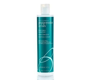 Brocato Peppermint Scrub Purifying Shampoo: Lightweight with Pure Peppermint Oil, Ideal for Oily to Normal Hair Types – Sulfate & Paraben Free, 10oz