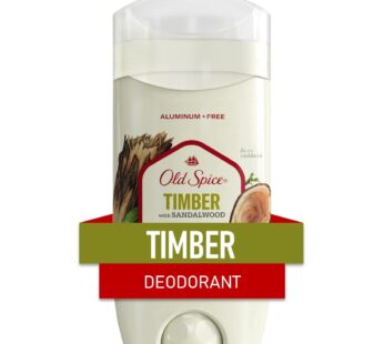 Old Spice Fresher Collection Invisible Solid Men’s Deodorant, Timber, 3 Ounce