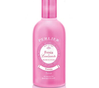 Perlier Freesia Foam Bath – Natural & Calming Aromatherapy Bubble Bath For Women And Men – Rich Foaming Formula Provides Deep Moisturization And Hydra