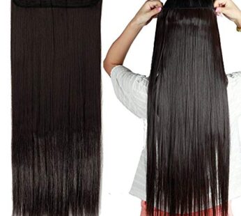 S-noilite 30″/29″ Straight Curly 3/4 Full Head One Piece 5clips Clip in Hair Extensions Long Poplar Style for Women Gifts 22colors (30″ – Straight, da