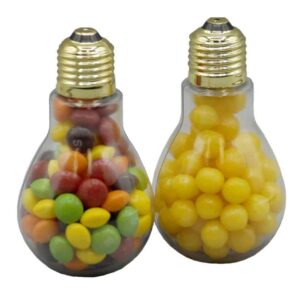 Creative Hobbies? Clear Fillable Plastic Light Bulbs ? DIY Crafts, Party Favors & Wedding Decor ? Standable Design | 24 Pack - Image 5