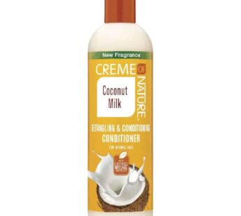 Creme of Nature Conditioner With Coconut Milk, Detangling And Conditioning Formula For Normal Hair, 12 Fl Oz (Pack of 1)