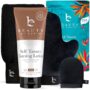 Tanning Lotion Self Tanner Kit - USA Made with Organic & Natural Ingredients, Self Tanning Lotion & Application Kit, Non Toxic Gradual Tan Lotion, Sun