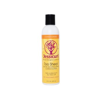 Jessicurl, Too Shea! Extra Moisturizing Conditioner for Curly Hair, No Fragrance Added, 8 Fl oz. Leave in Conditioner for Dry Hair, Anti Frizz Hair Pr