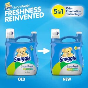 Snuggle Plus Super Fresh Liquid Fabric Softener with Odor Eliminating Technology, Original, 95 Fluid Ounces, 90 Loads - Image 8