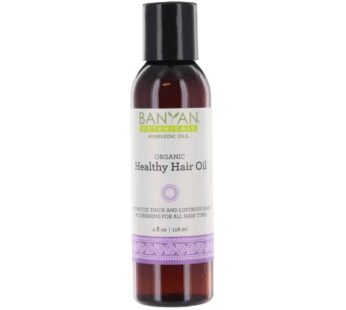 Banyan Botanicals Healthy Hair Oil ? Organic Herbal Oil with Bhringaraj & Amla ? Ayurvedic Hair Care for Strong, Thick, Lustrous Hair & for Scalp Massage ? 4oz. ? Non GMO Sustainably Sourced Vegan