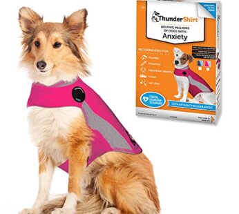 Thundershirt Apparel clothing Thundershirt Dog Anxiety Jacket, Pink, Large 41-64 lbs US