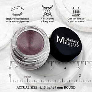 Mommy Makeup Waterproof Gel Eyeliner Pot in Black Orchid (Luscious Metallic Black Burgundy) | Long Wear Cream Eye Liner | Stay Put Semi-Permanent Gel - Image 6