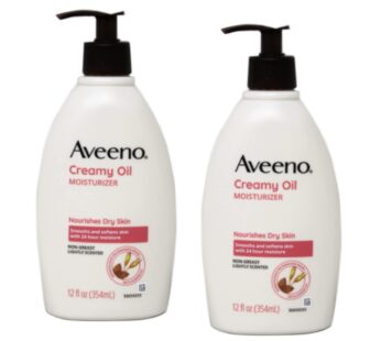 Aveeno Creamy Moisturizing Oil – 12 oz – 2 pk
