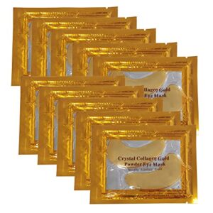 Vandarllin 24K Gold Powder Gel Collagen Eye Masks Sheet Patch, Remove Bags,Dark Circles &Puffiness,Reduce Wrinkle,Moisturising,Hydrating for Blackhead - Image 1