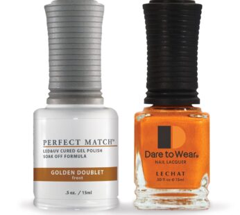 LeChat Perfect Match Gel Polish, Golden Doublet, 0.5 Fl Oz (PMS22)