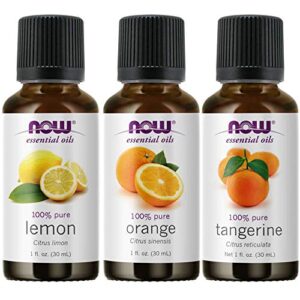 Now Foods 3-Pack Variety of Now Essential Oils Citrus Blend - Orange, Tangerine, Lemon - Image 1