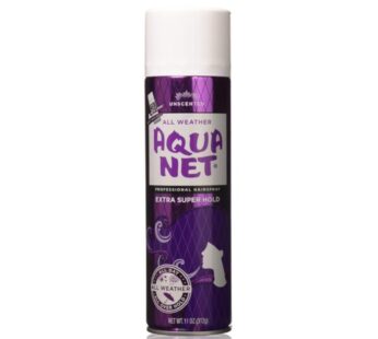 Aqua Net Extra Super Hold Professional Hair Spray Unscented 11 oz (Pack of 2)