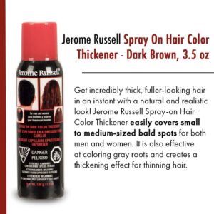 jerome russell Hair Color Thickener for Thinning Hair, Dark Brown, 3.5 Ounce - Image 3