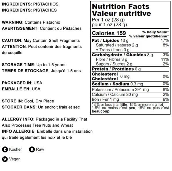 Food to Live No Shell Pistachios, 1.5 Pounds ? Unsalted, Kernels, Sirtfood, Bulk. Pistachios Individual Packs. Wonderful Keto and Paleo Snack - Image 4