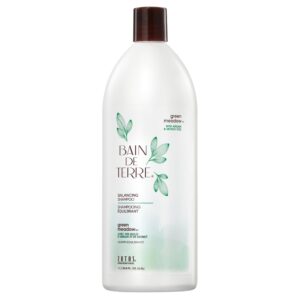 Bain de Terre Green Meadow Balancing Shampoo, Gentle Cleansing for Soft, Silky Hair with Argan & Monoi Oils, Paraben-free, Color-Safe, 33.8 Fl Oz - Image 1