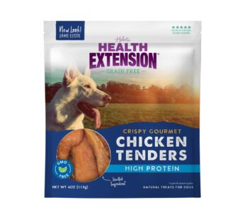 Health Extension Dry Dog Treat, Grain-free, Adult Dog and Puppy Training Treat, Include Natural Crispy Gourmet with Chicken Tenders (4 Oz / 113 g)
