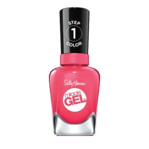 Sally Hansen Miracle Gel?, Electric Pop, Long Lasting, Gel-Like Formula, No UV Lamp Needed, Pink Nail Polish - Image 1